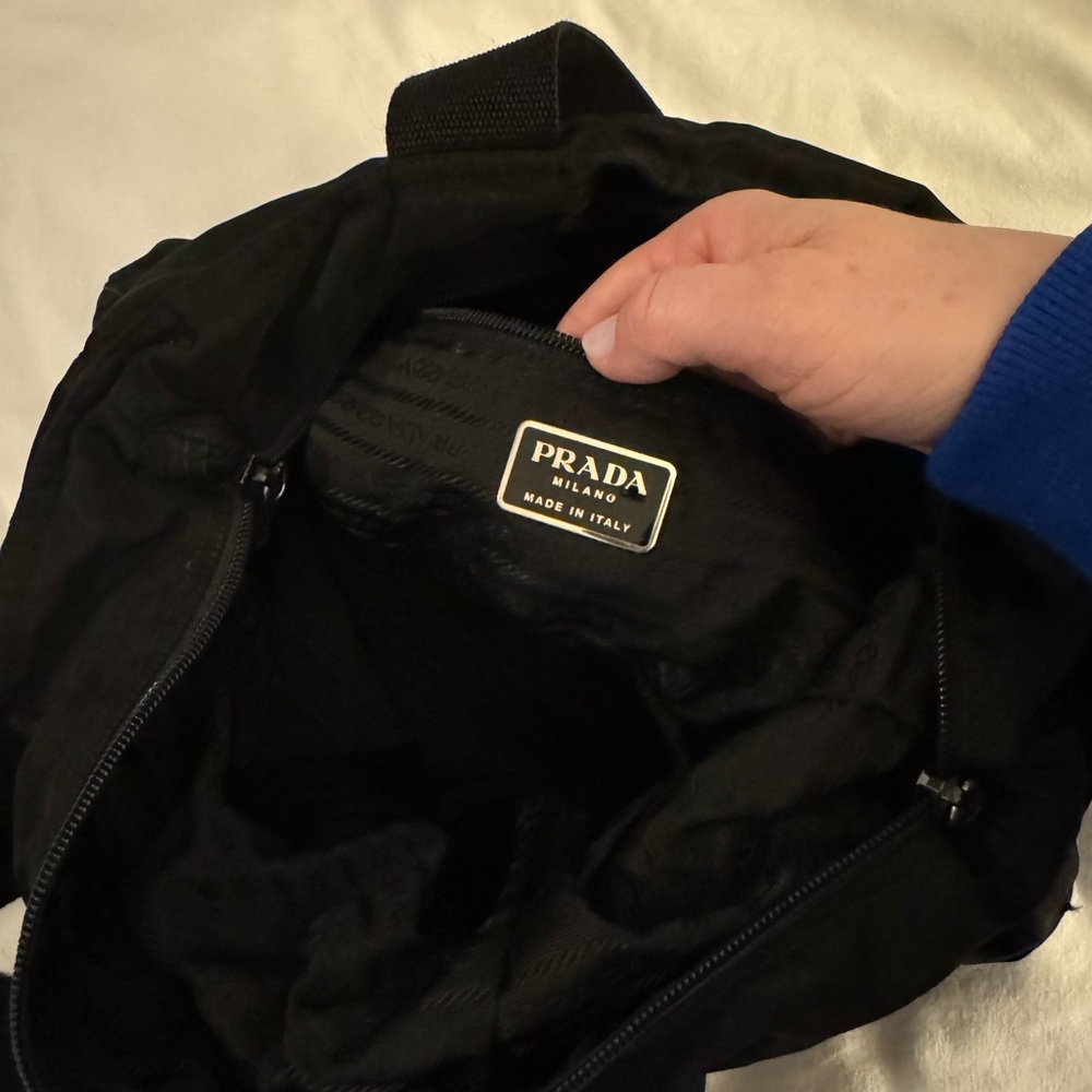 Prada Tessuto Black Nylon Tote Bag - Picture 3 of 4